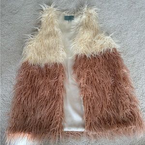 Blue Sky Shag Vest